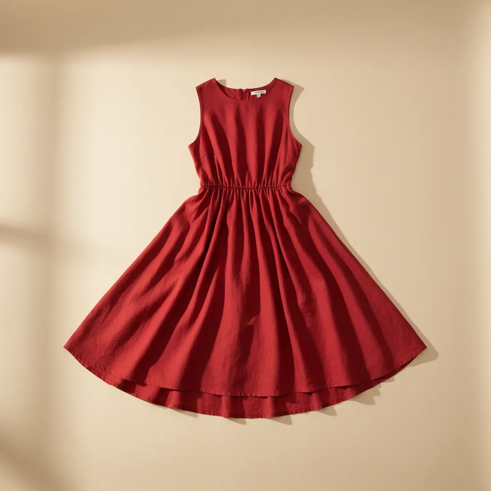 Vestido em linha A